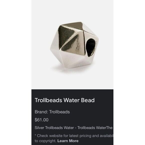 Trollbeads Water Bead   - Picture 4 of 4